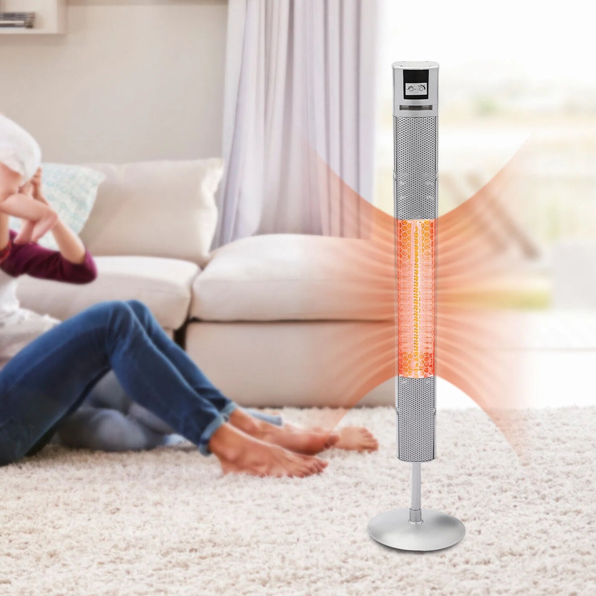 Electric Infrared Tower Space Heater N535