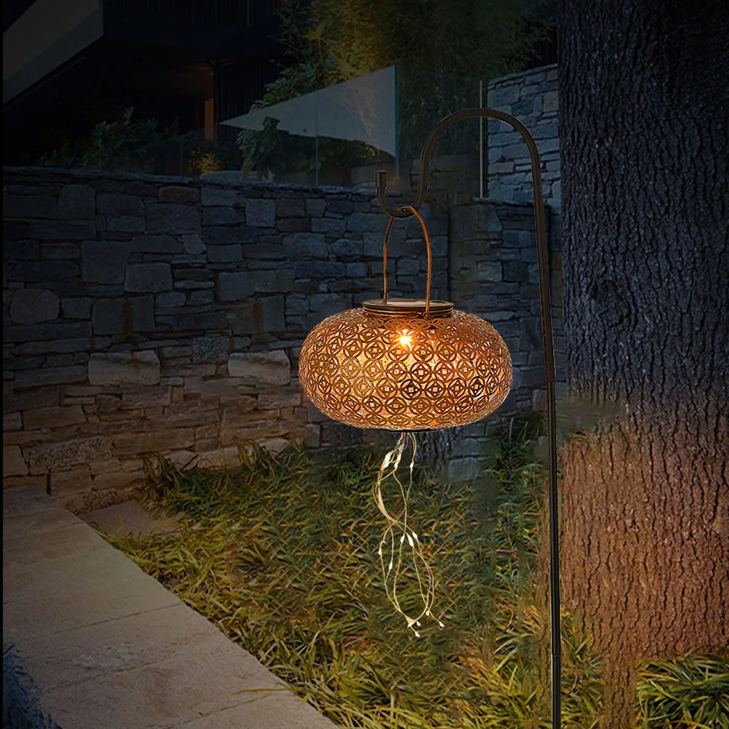 Solar Powered Chinese Lantern String Lamp S6229