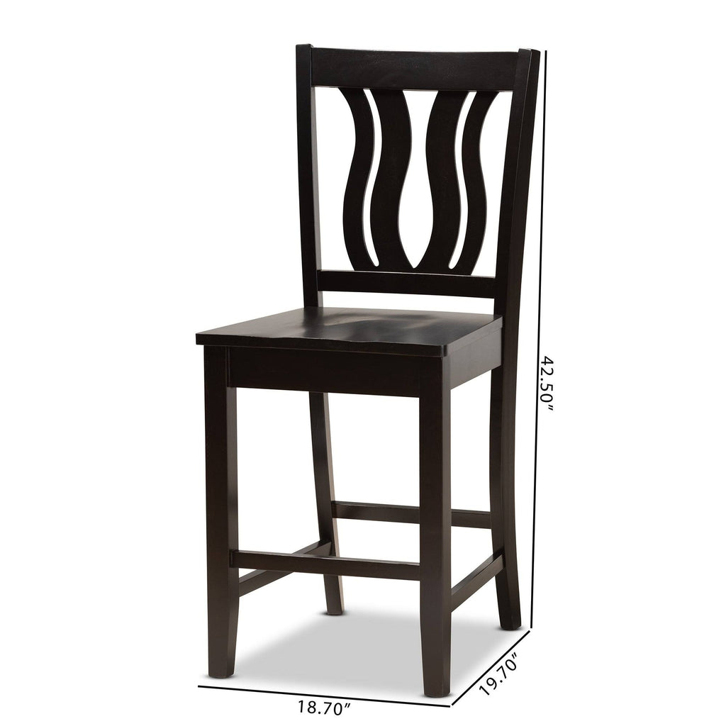 2-Piece Counter Stool Set - Espresso K903987