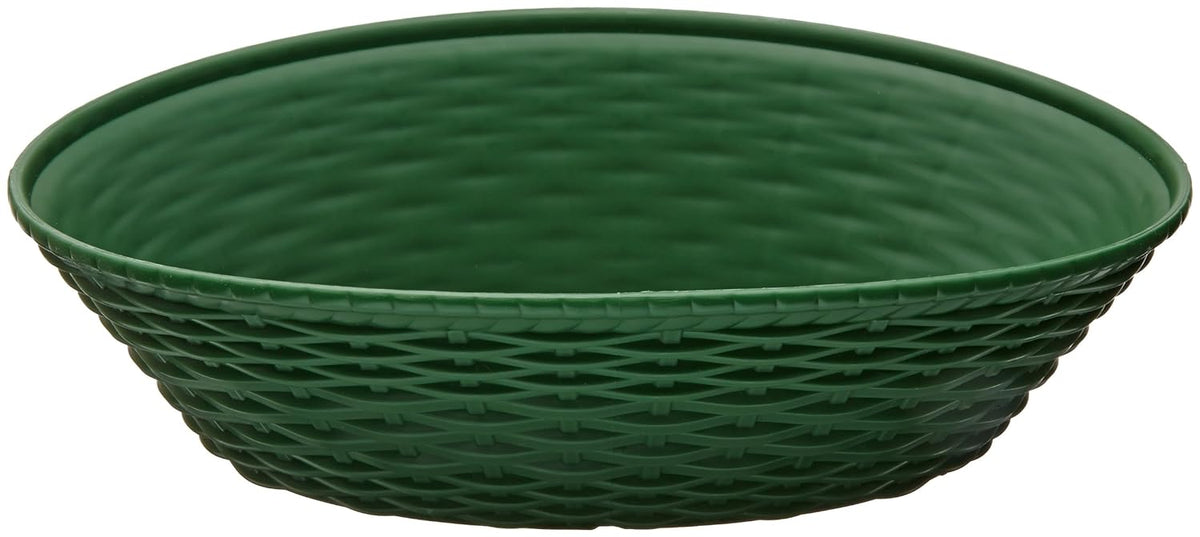 Oval Serving Basket, 9" x 6", Green, Pack of 12 O52877