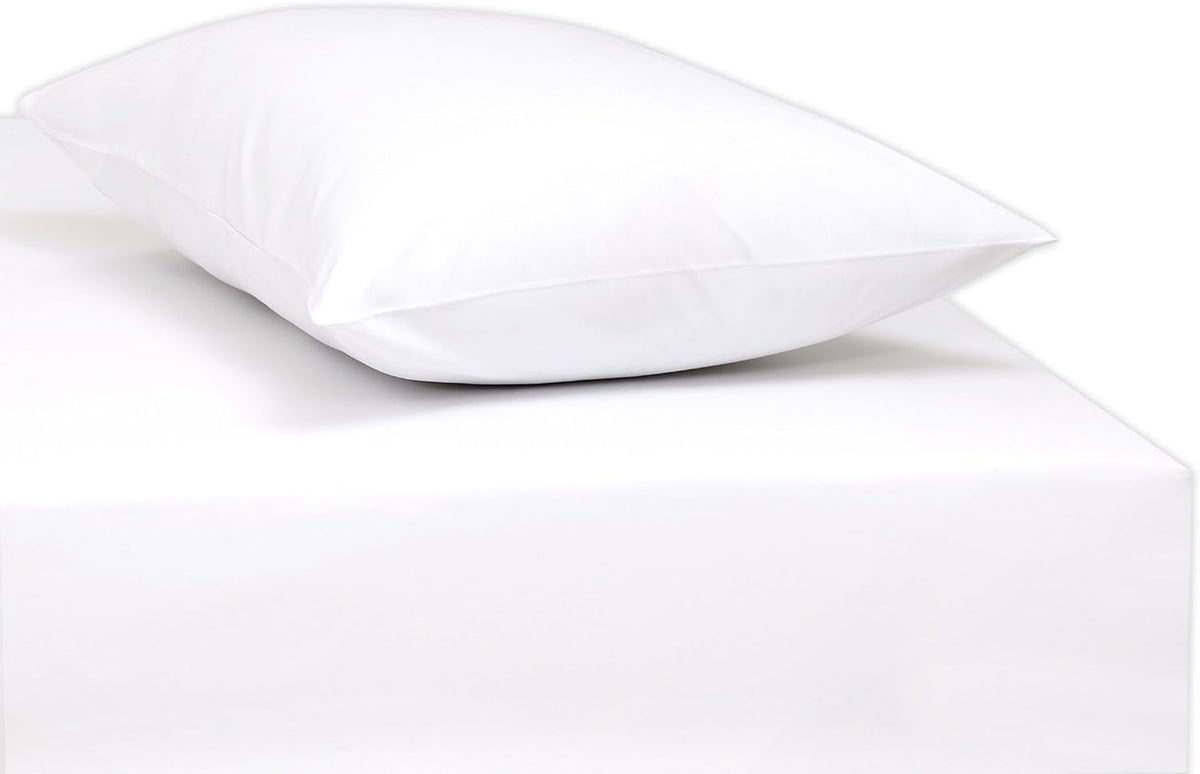 Pack of 6 Twin White Fitted Sheets Polycotton T200 S63523