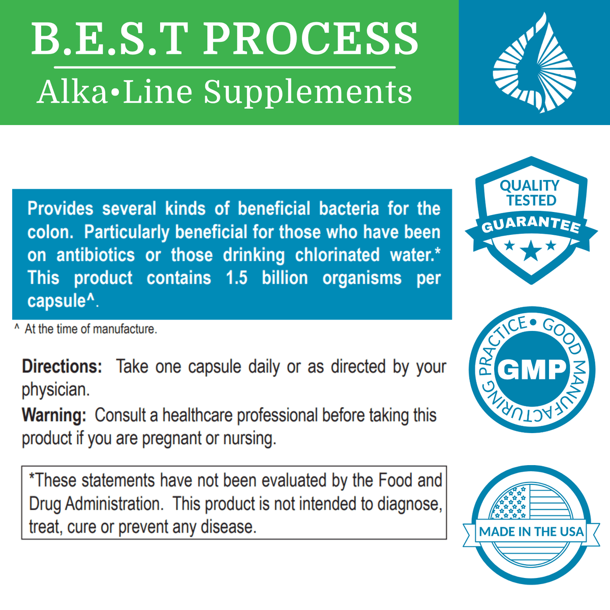Probiotic & Prebiotic Digestive Supplement F4786