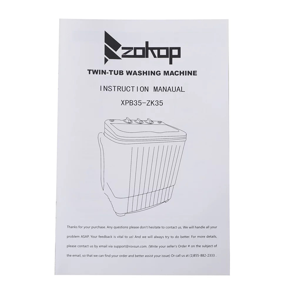 Portable Compact Semi-automatic Washing Machine H70250