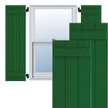 Chrome Composite Board-n-Batten Shutters, Per Pair K3380
