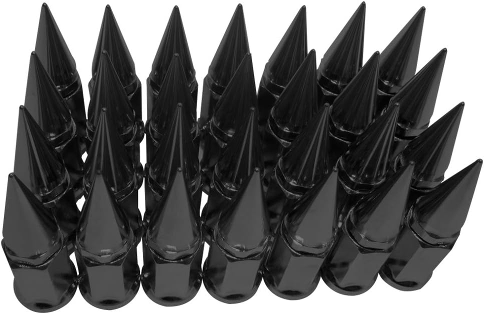 32 pc Extended Spike Lug Nut M12x1.25 Conical Seat Hex 3/4 X61021