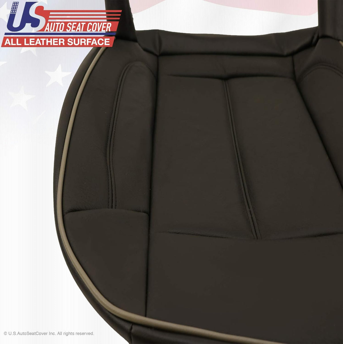 Black Leather Seat Cover for Hummer H3 K781