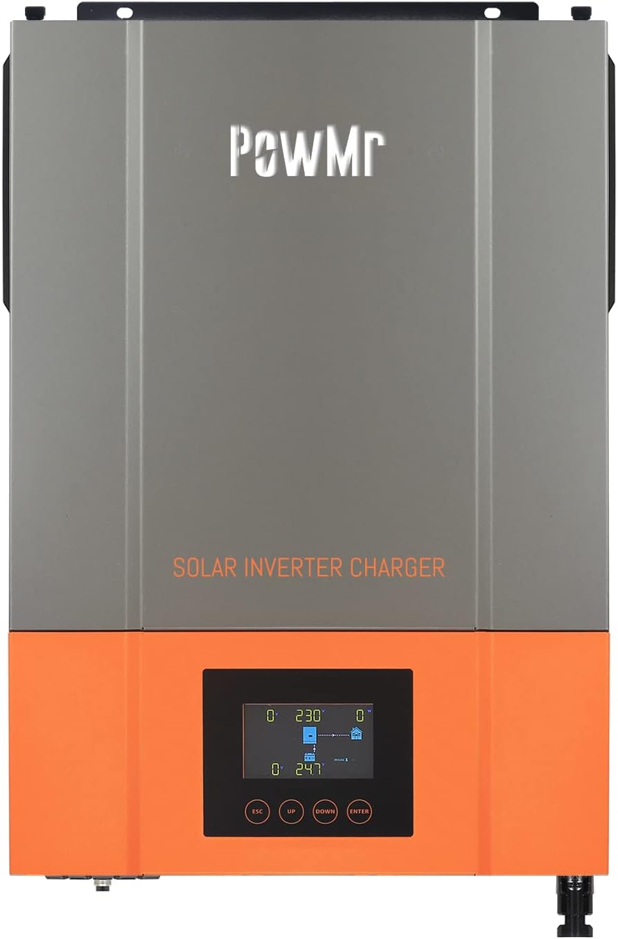 3600W Solar Hybrid Inverter 24V DC to 220-230VAC with 120A MPPT Charge Controller M1536