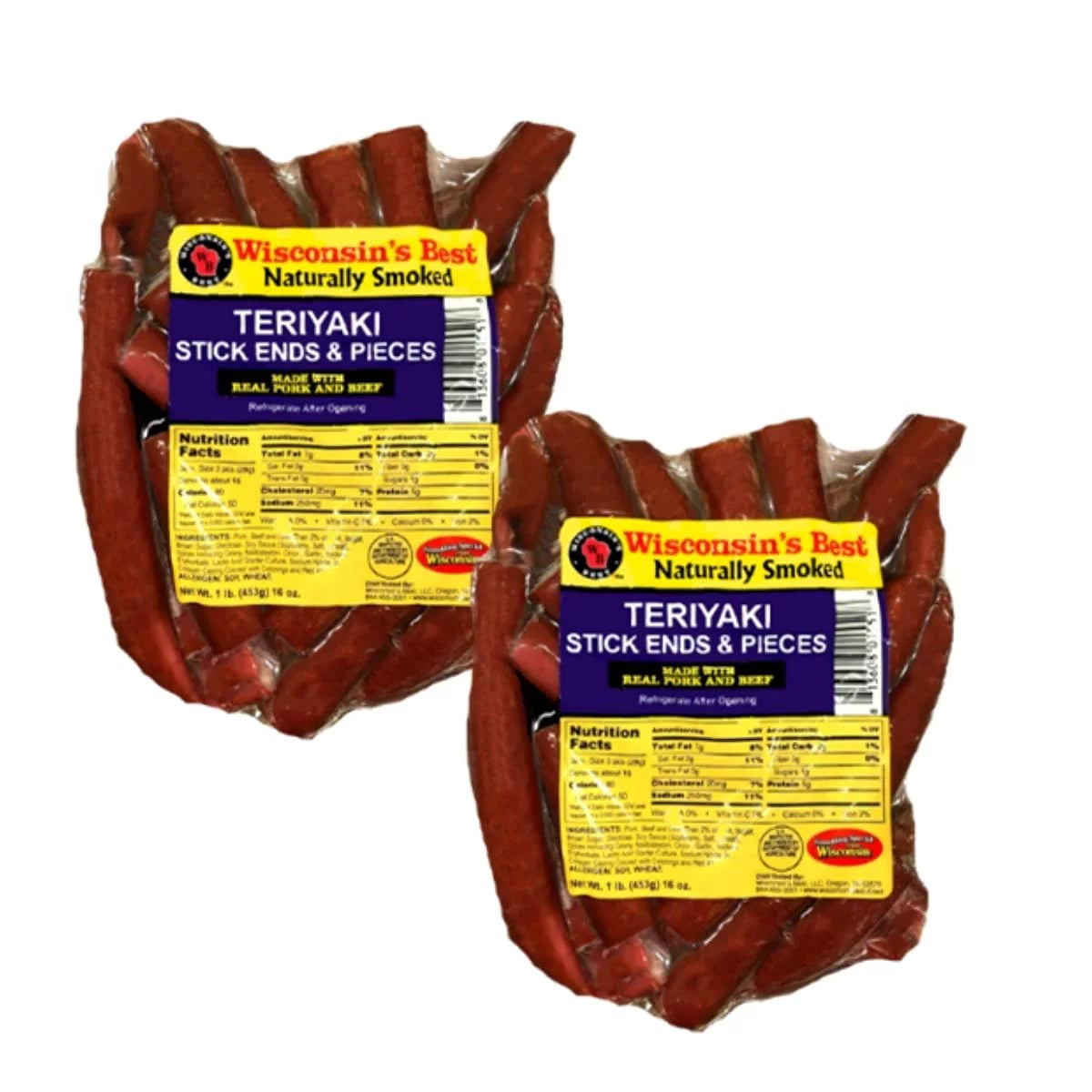 100% Beef Stick Ends & Pieces, 1 lb, 2 ct A3202