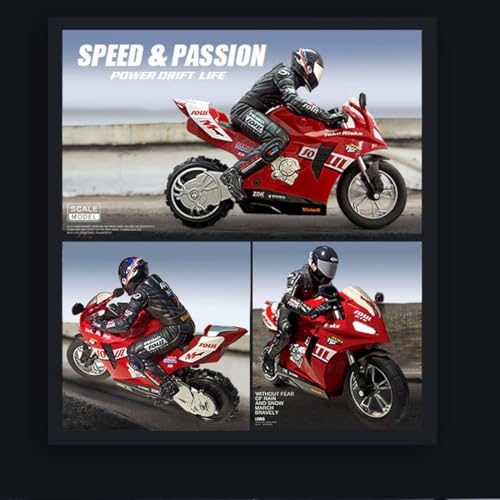 1/6 Scale 2.4GHz RC Self-Balancing Motorcycle Model K8832