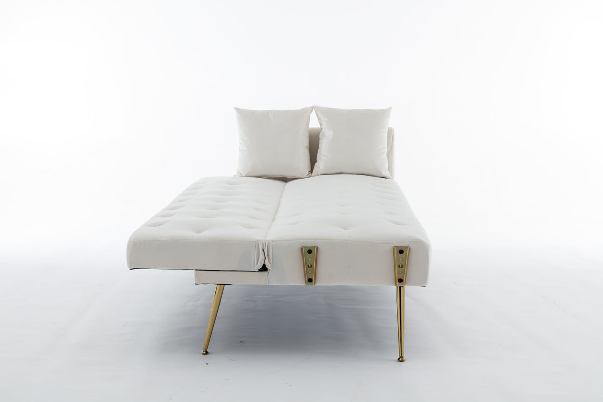 Beige Convertible Sofa Bed G94923