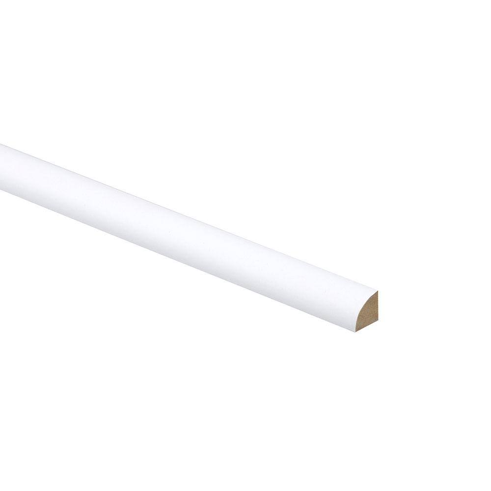 Polar White Painted Quarter Round Molding J756