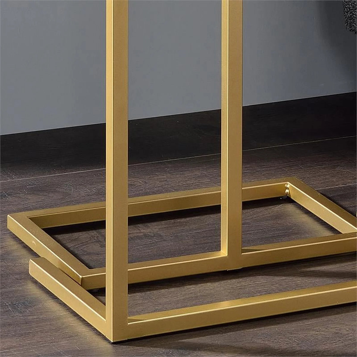 Black 2-Piece Metal Nesting Table A6316