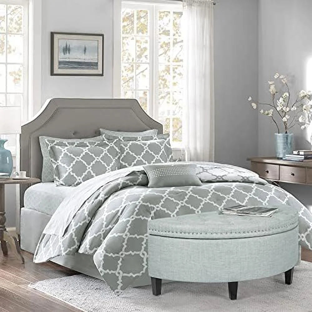 PU Leather Tufted Ottoman Bench L7368