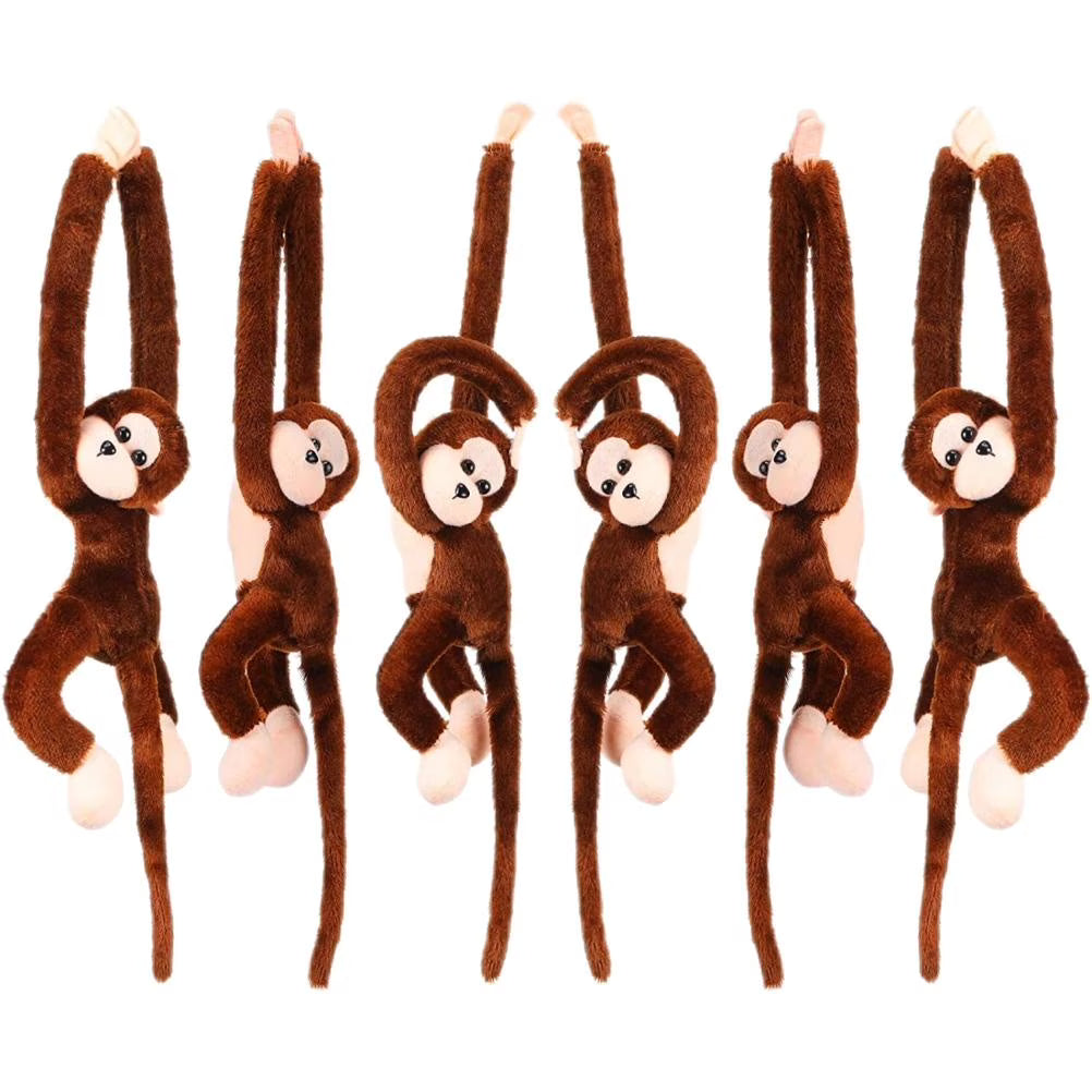 6Pcs 24 Inch Arm Monkey Plush Toy Stuffed Animal Y542