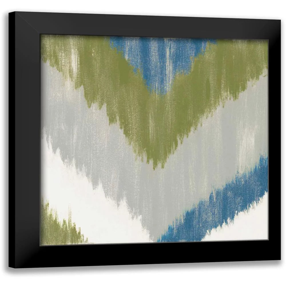 Black Modern Framed 12x12 Art Print Y777