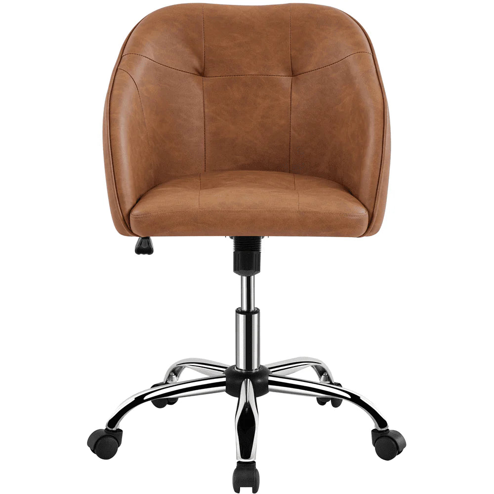 Pink Velvet Adjustable Swivel Office Chair Q864