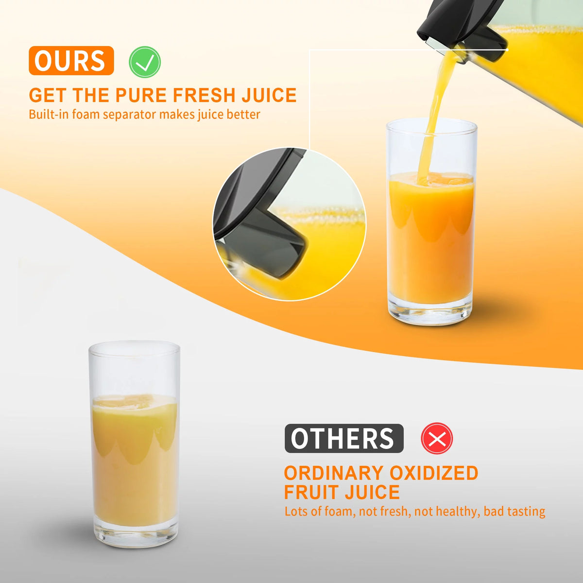 600W Centrifugal Juicer with 3 Feed Chute K184