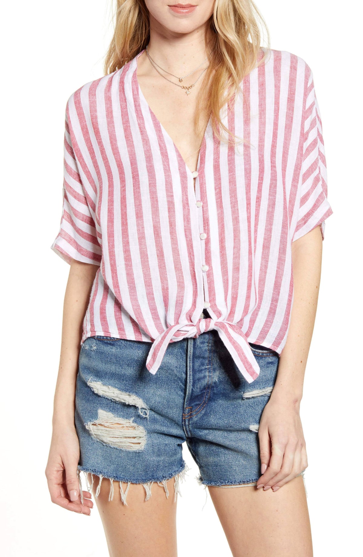 Carmine Button Down Shirt Y16338