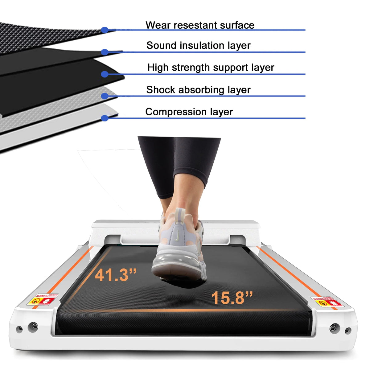 Portable Electric Treadmill 2.5HP R49512
