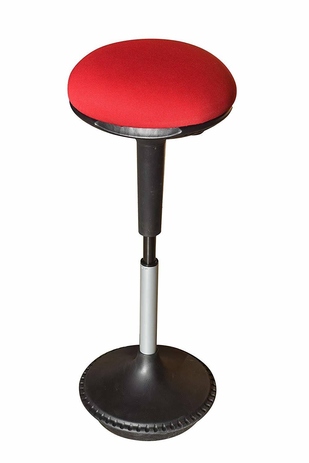 Wobble Stool 2, Tall Adjustable Height Active Sitting Office Chair Swivel Stool W726
