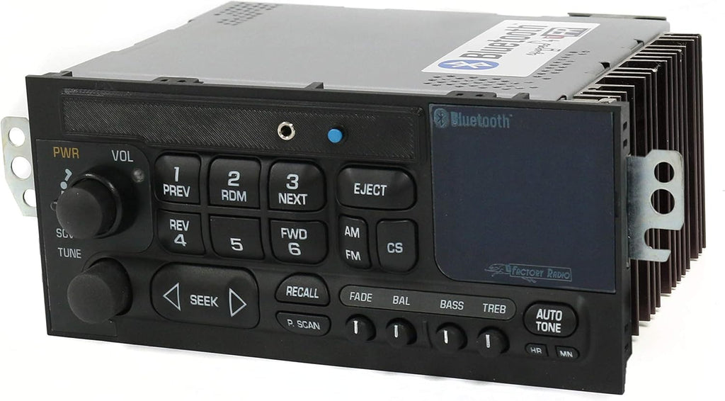 AM FM Radio with Aux Input, Bluetooth and Cassette Controls Q609