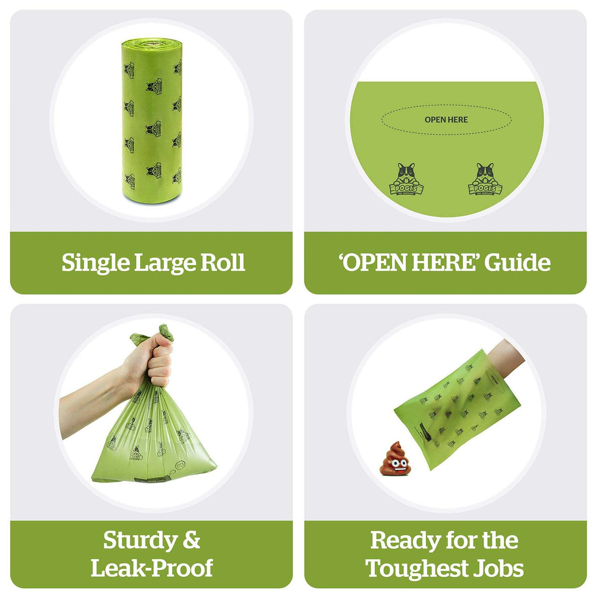 500 Dog Poop Bags H655