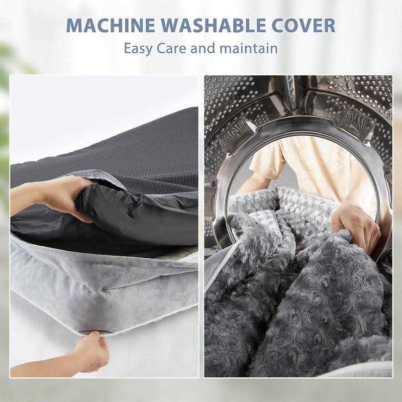 Large Waterproof Orthopedic Dog Bed with Removable Washable Cover U7350