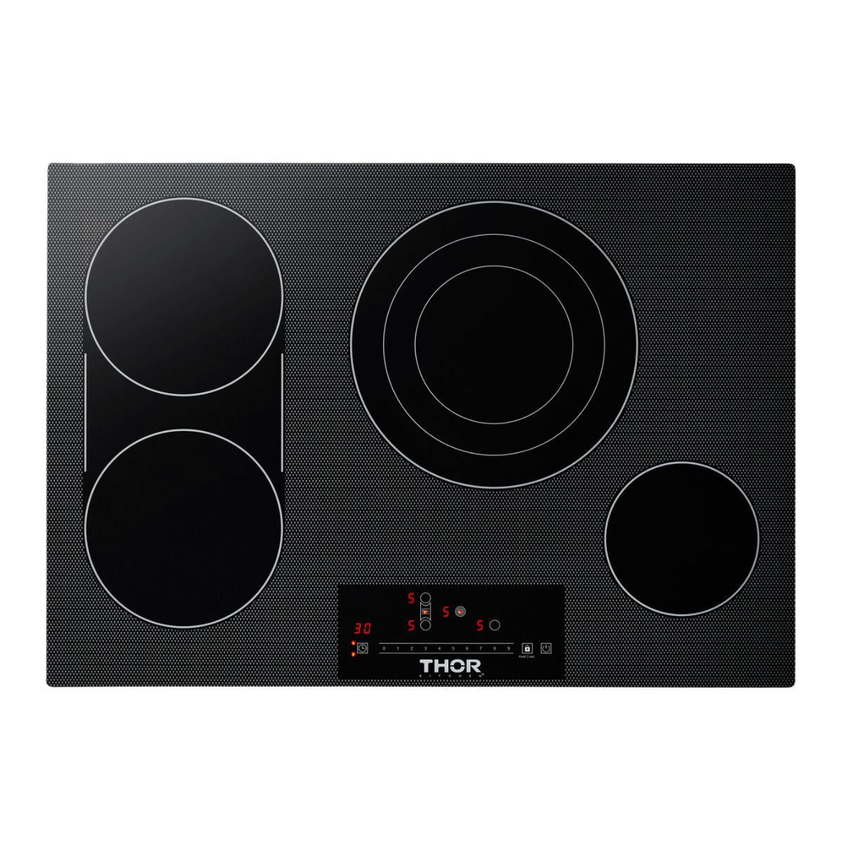 30 In. Electric Cooktop with 4 Burners in Black U91888