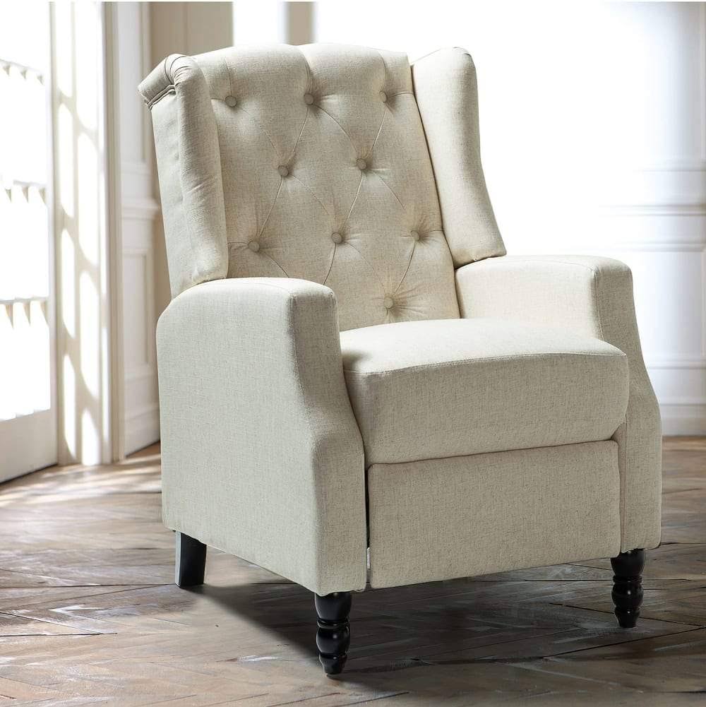 Linen Manual Recliner I917