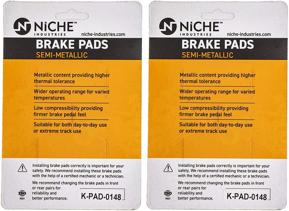 Semi-Metallic Brake Pad Set Pack of 2 A515
