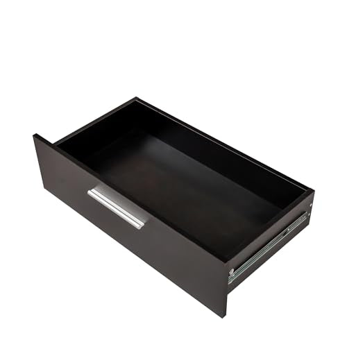 Black 6 Drawer Wood Dresser W930