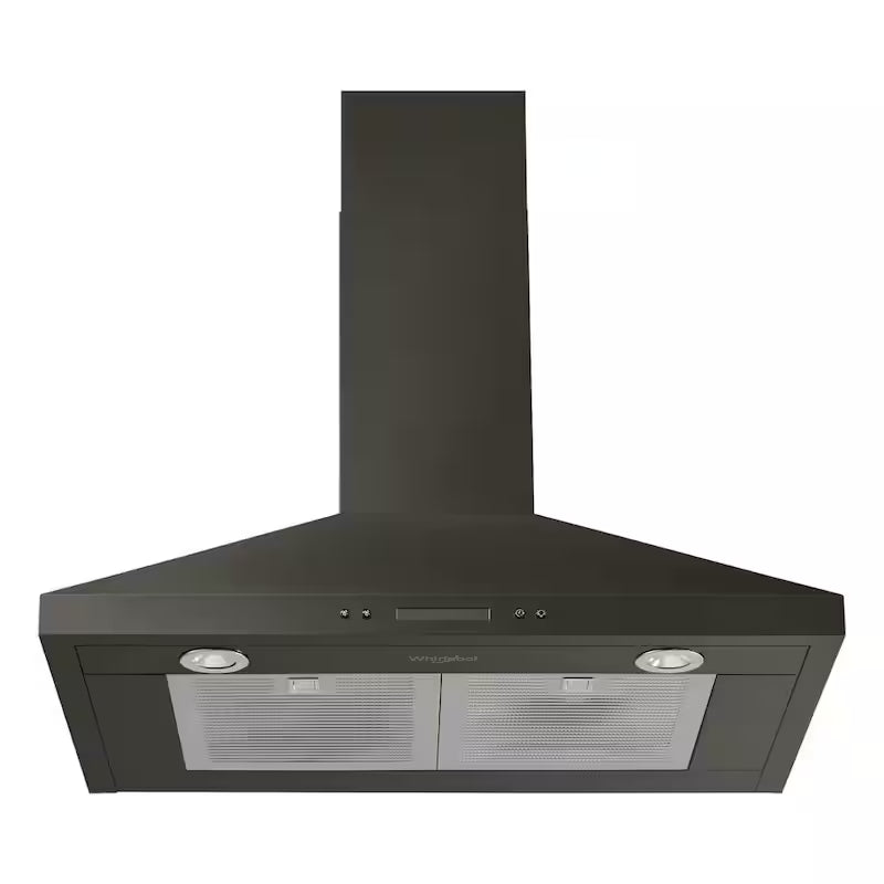 Black Stainless 30 in. 400 CFM Wall Mount Range Hood V224546