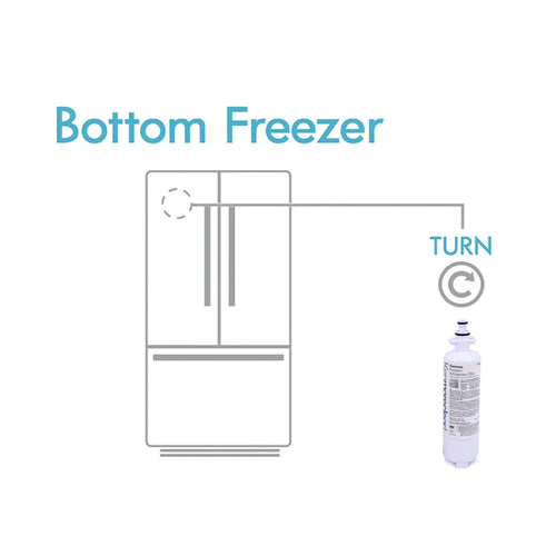 2 Pack White Refrigerator Water Ice Filter J871302