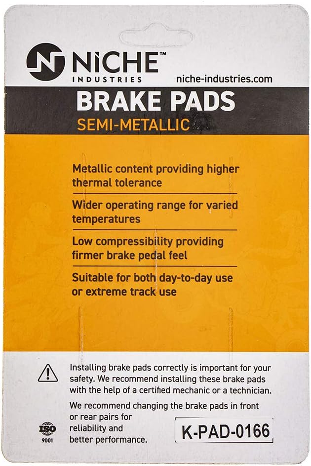 Semi-Metallic Brake Pad Set Pack of 2 A515