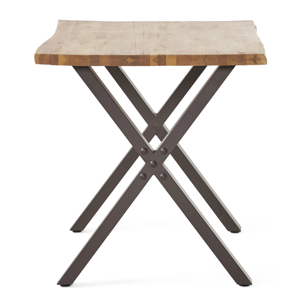 Acacia Desk with Iron Legs S6923