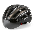 Mountain Bike Helmet with Back Light, Detachable Magnetic Visor C154608