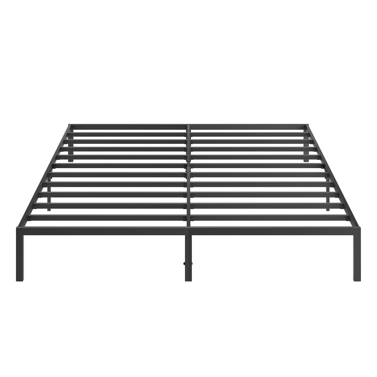 Black Metal Platform Bed Frame E869656