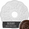 Hand-Painted Hickory Butterfly Ceiling Medallion D8293
