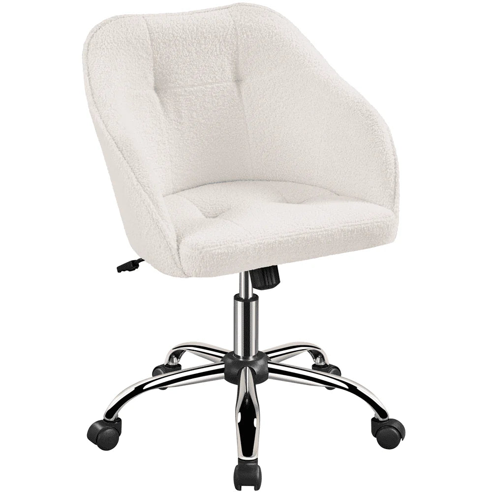 Pink Velvet Adjustable Swivel Office Chair Q864