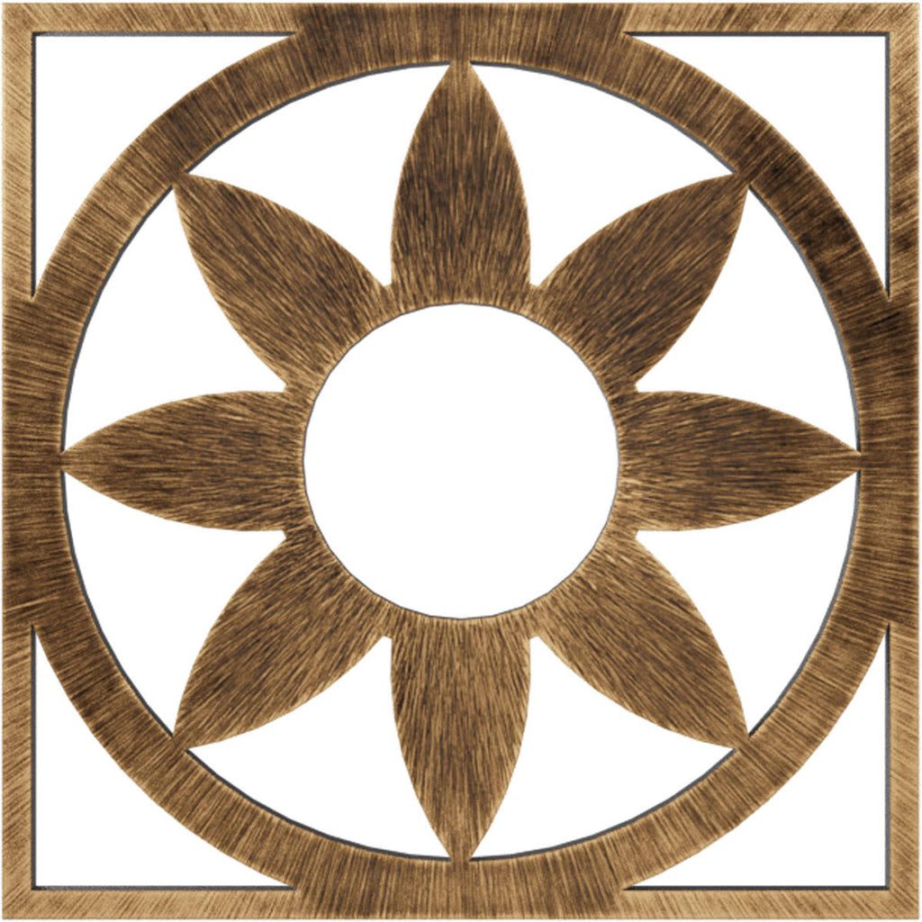 32x22OD x 11 1/8x22ID x 1x22P PVC Pierced Ceiling Medallion Z1358