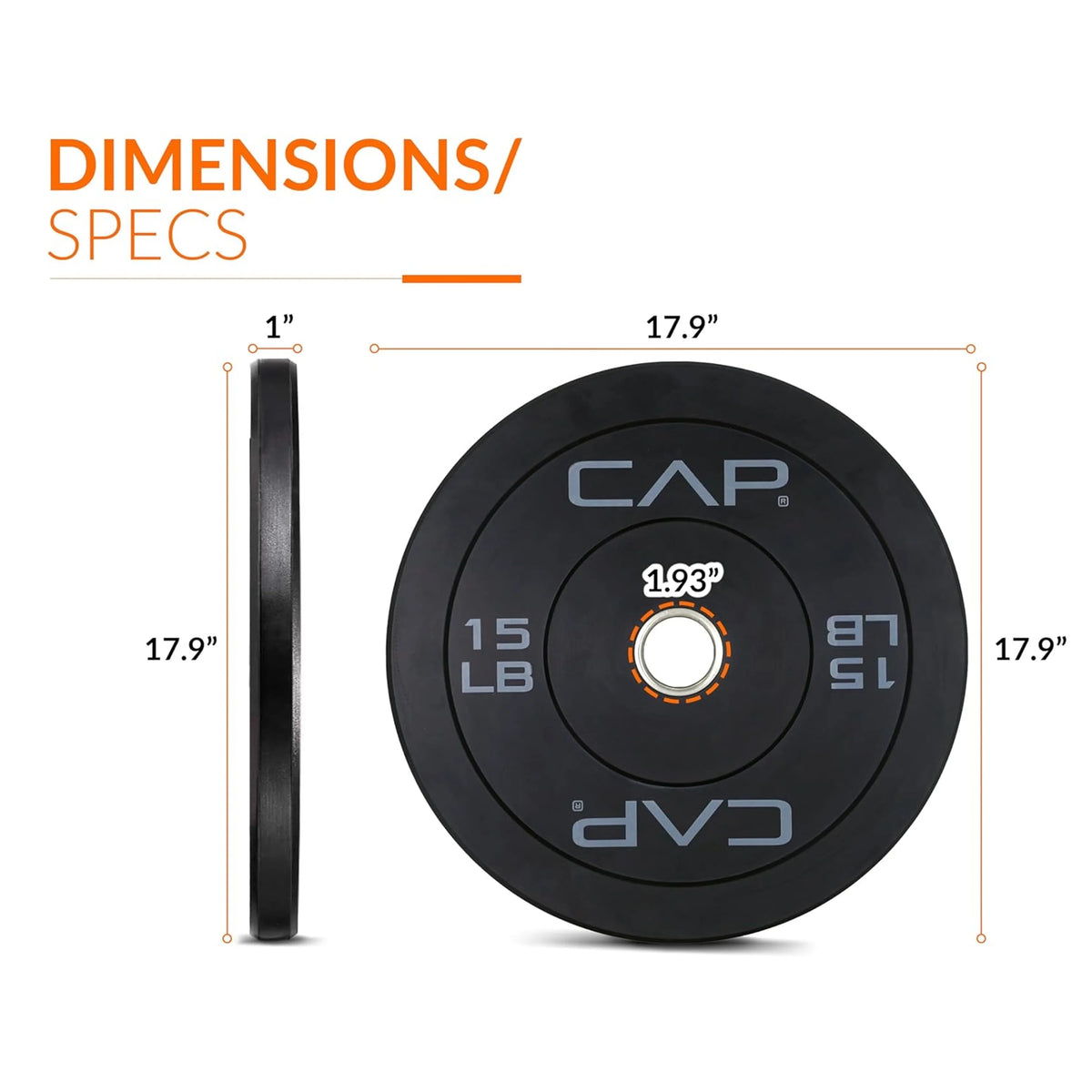 Olympic Rubber Bumper Plates E4251