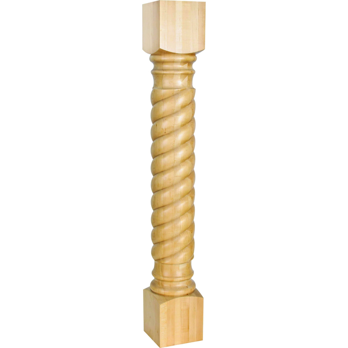 Rope Post Rubberwood O61842