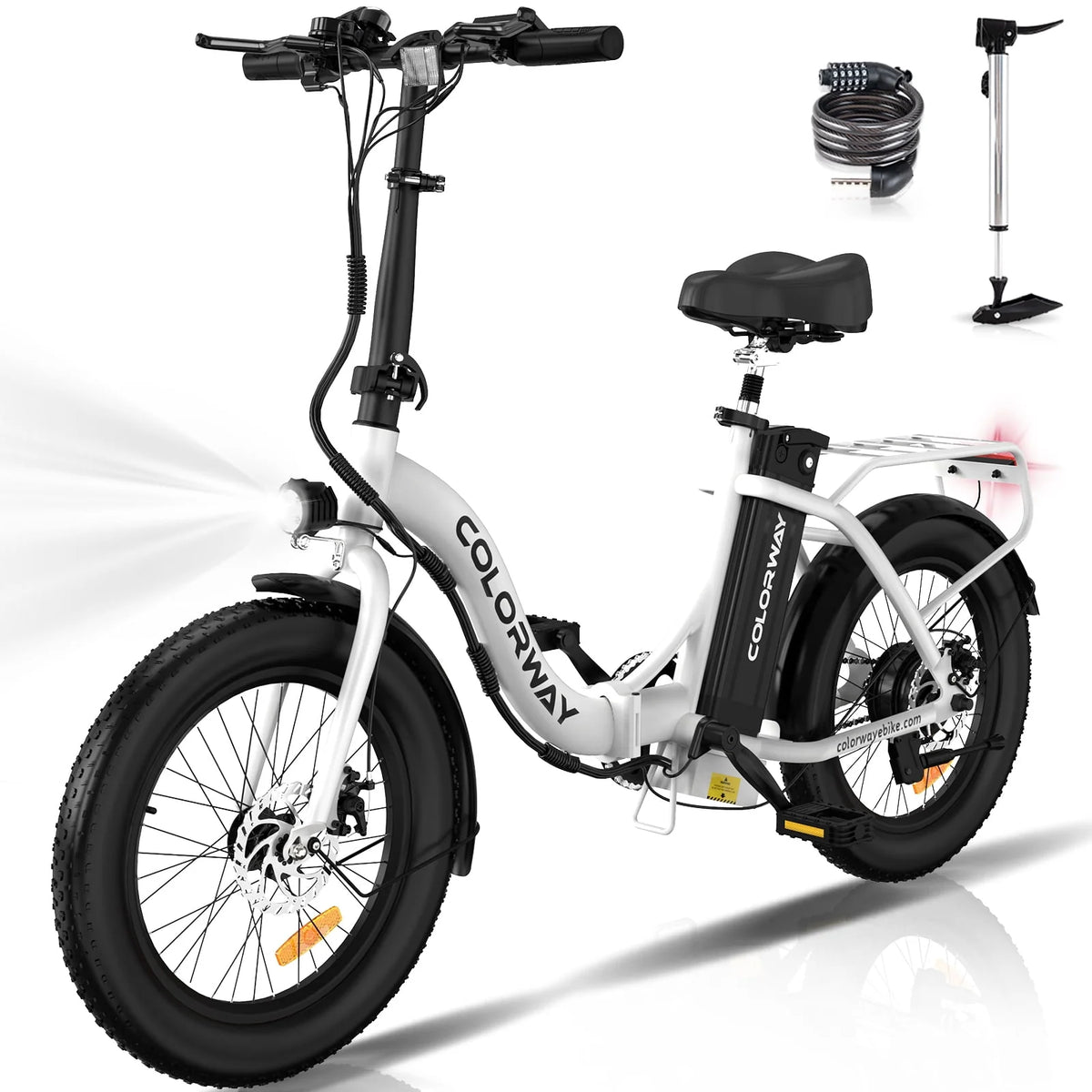 20x3.0 Fat Tire Electric Bicycles 12Ah 36V 500W E Bike C241