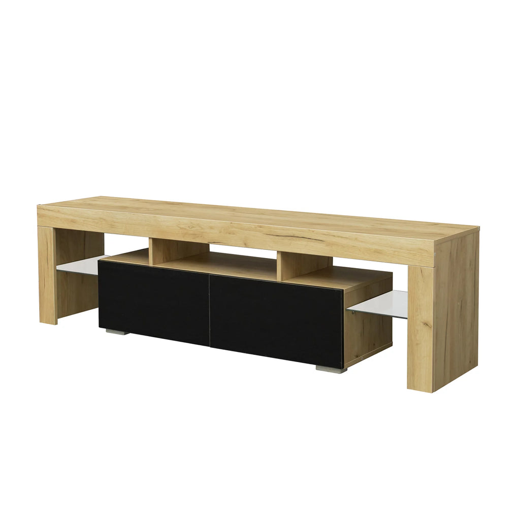 White LED TV Stand with Remote Control U224734
