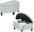 PU Leather Tufted Ottoman Bench L7368