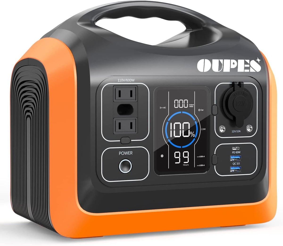 Portable Power Station LiFePO4 Battery with 2 X100W Solar Panel K322
