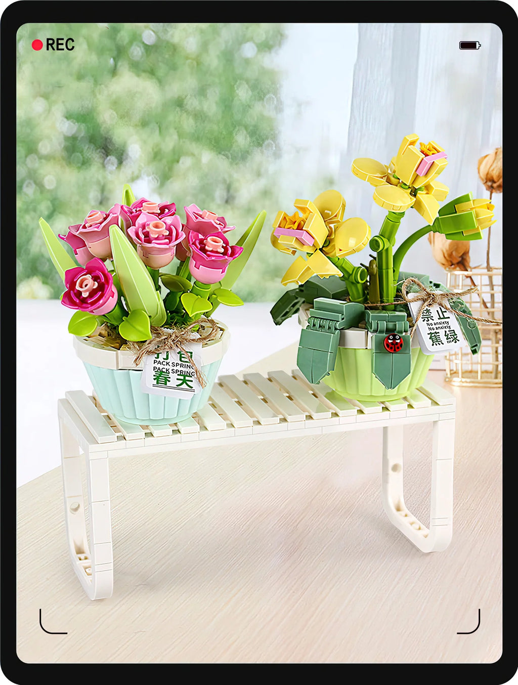 Orchid Bonsai Plant Building Block Set H28447