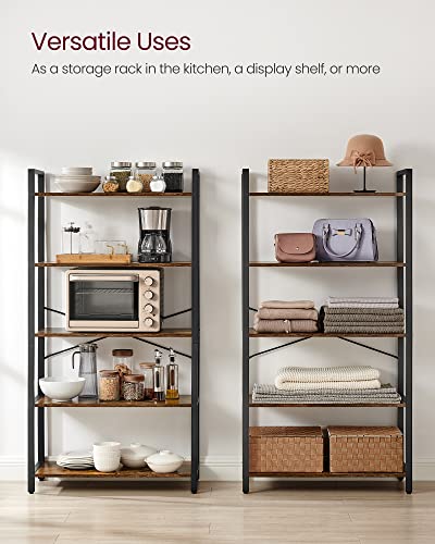 6-Tier Bookshelf with Steel Frame P8424
