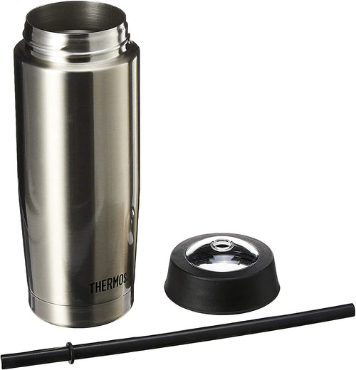 16 oz Vacuum Insulated Stainless Steel Cold Cup with Straw F6658