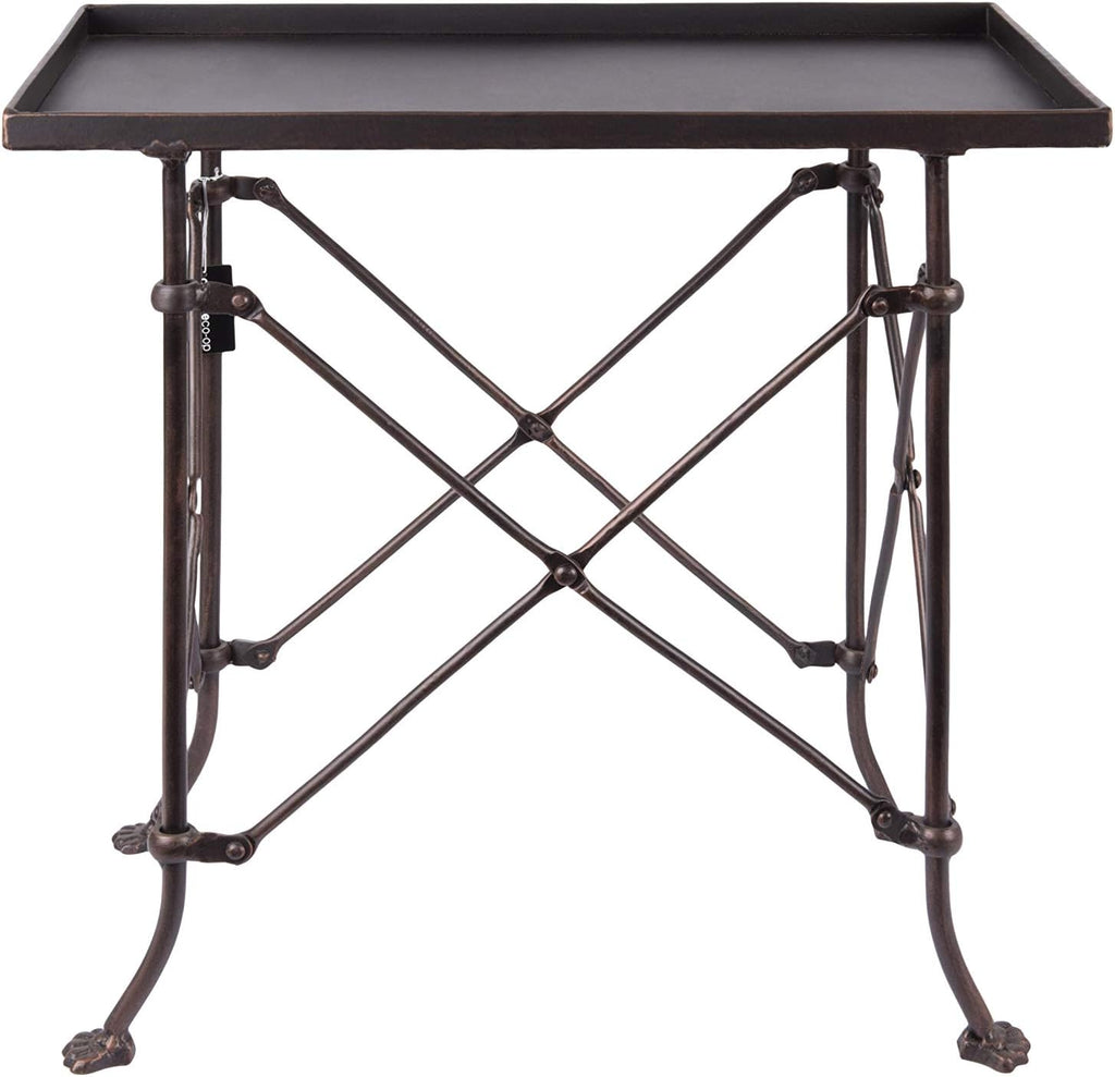 Gold Metal Rectangle Table Z56385
